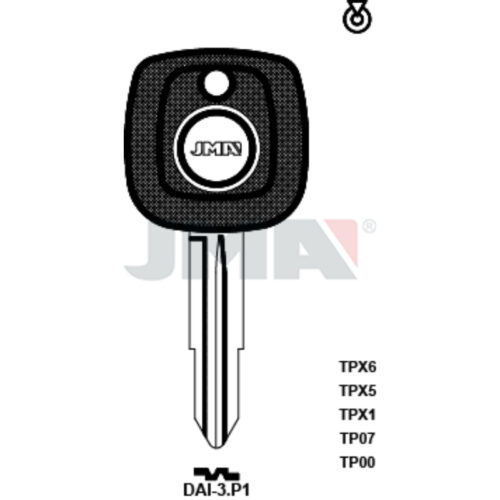 Chei Auto Alama Cu Locas De Cip TP00DAI-3.P1